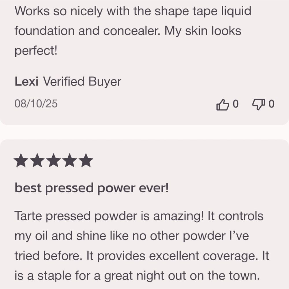 TARTE FACE TAPE Pressed Powder In Fair Light Beige 16B 8.3g NEW IN BOX W PUFF - Picture 15 of 16